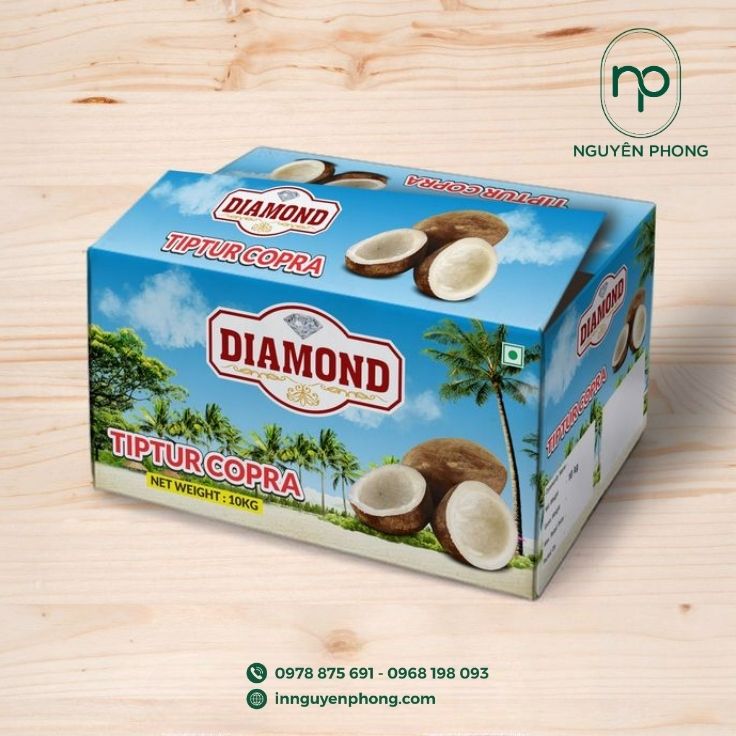 Mẫu hộp đựng mật hoa dừa nổi bật